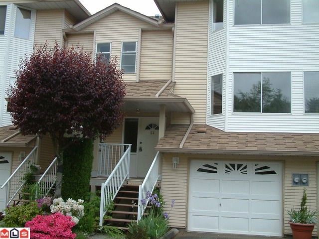 Main Photo: 53 3087 IMMEL Street in Abbotsford: Central Abbotsford Townhouse for sale in "CLAYBURN ESTATES" : MLS®# F1215831