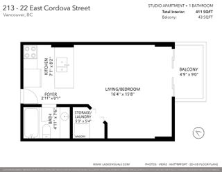 Photo 25: 213 22 E CORDOVA Street in Vancouver: Downtown VE Condo for sale in "Van Horne" (Vancouver East)  : MLS®# R2746626