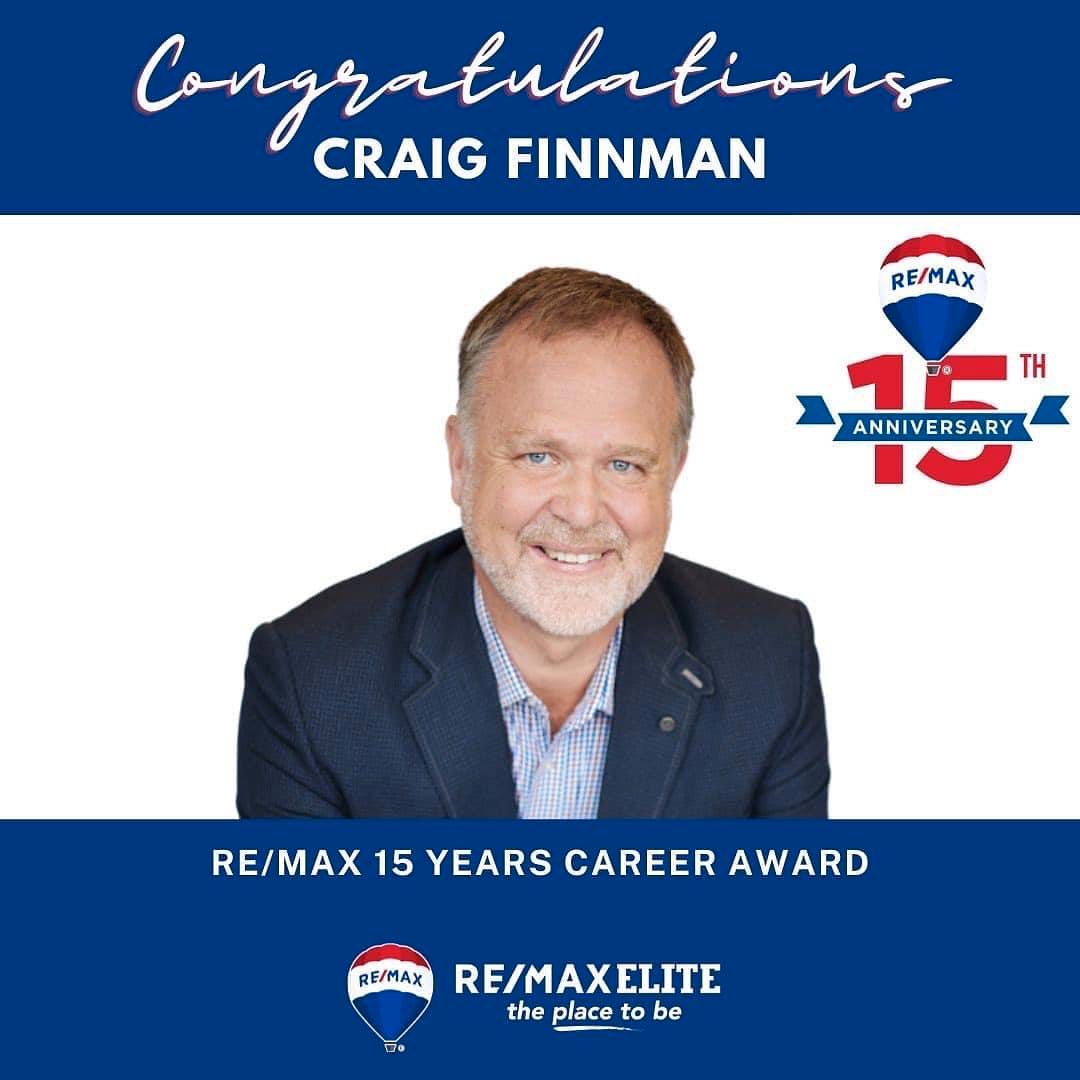 15 Year Anniversary with Re/Max