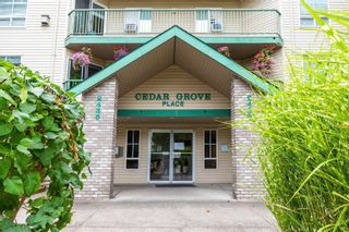 Photo 1: 408 2435 CENTER Street in Abbotsford: Abbotsford West Condo for sale in "Cedar Grove Place" : MLS®# R2717957