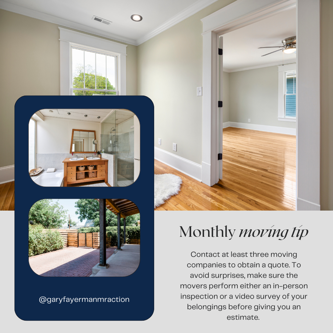 Monthly Moving Tip 📣