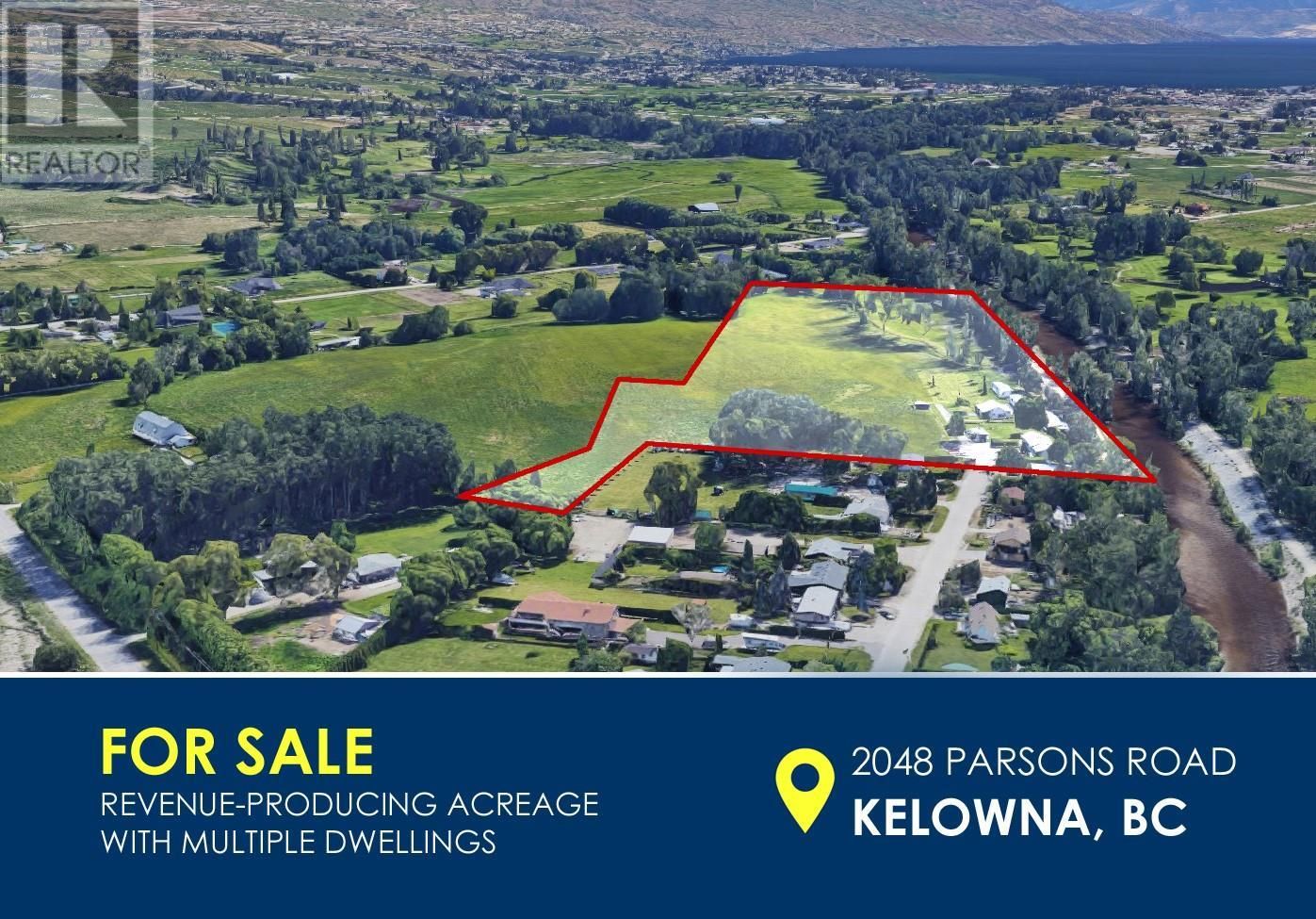 Main Photo: 2048 Parsons Road in Kelowna: Agriculture for sale : MLS®# 10287405