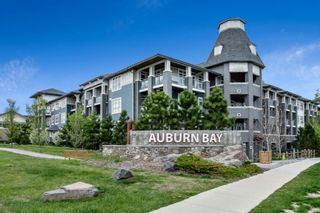 Photo 1: 419 25 Auburn Meadows Avenue SE in Calgary: Auburn Bay Apartment for sale : MLS®# A1173049