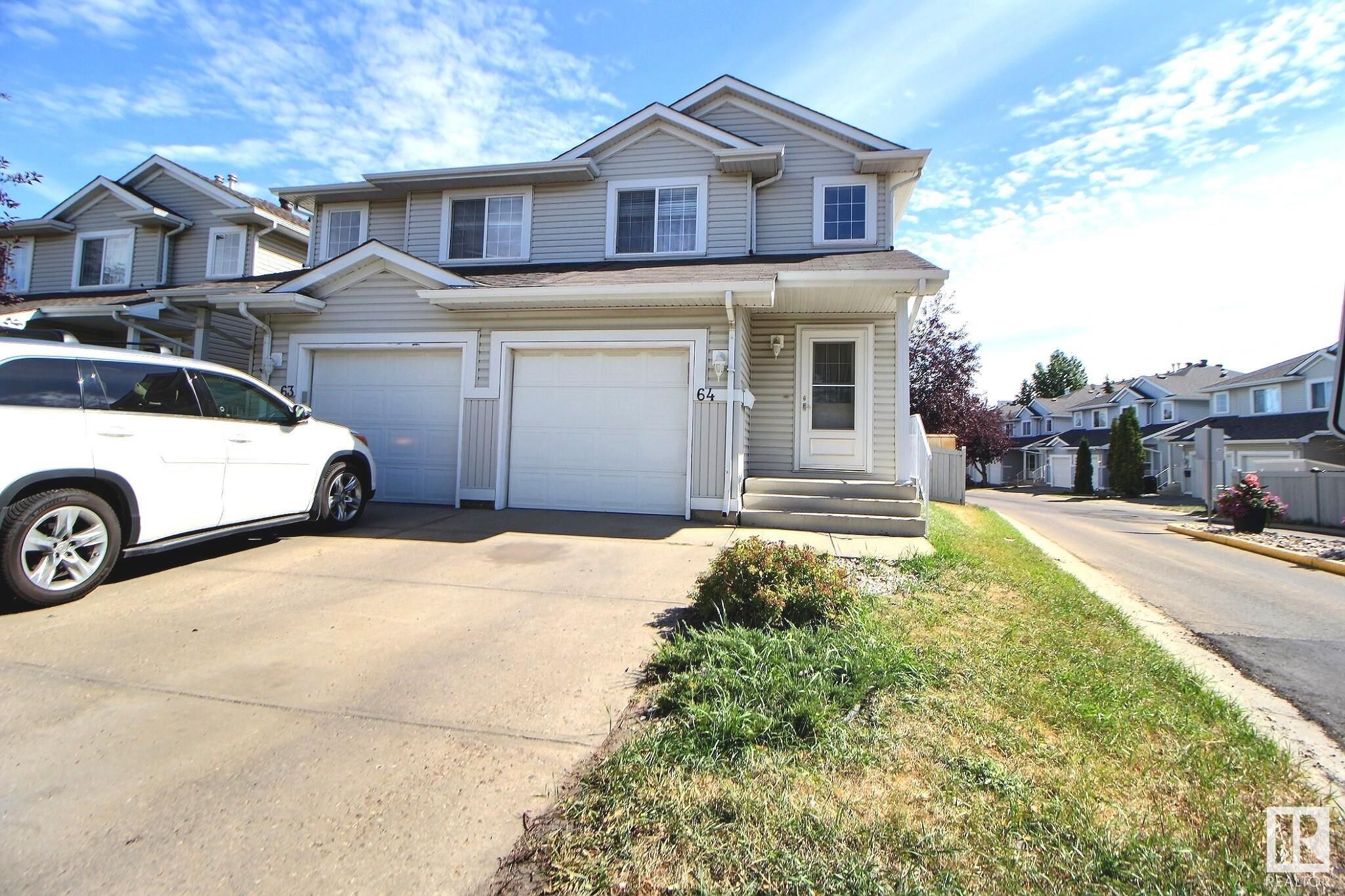 Main Photo: 64 14603 MILLER Boulevard in Edmonton: Zone 02 House Half Duplex for sale : MLS®# E4323147