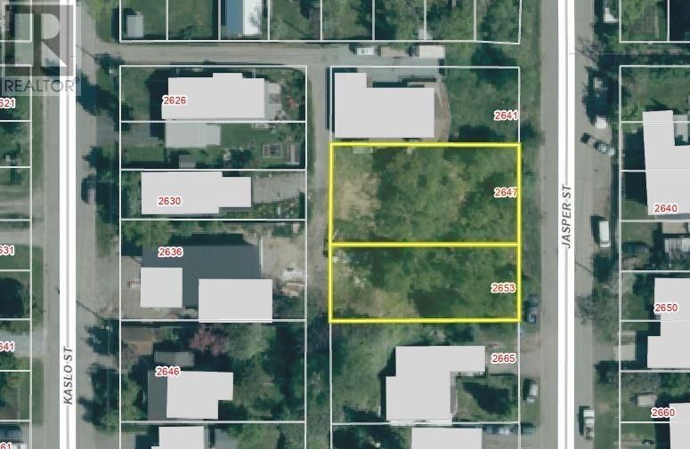 Main Photo: LT A&B 2647-2653 JASPER STREET in Prince George: Vacant Land for sale : MLS®# R2779684