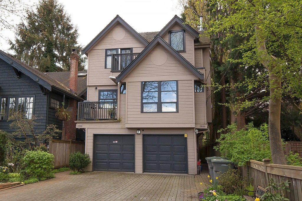 Main Photo: 2668 W 6TH Avenue in Vancouver: Kitsilano 1/2 Duplex for sale (Vancouver West)  : MLS®# R2160760