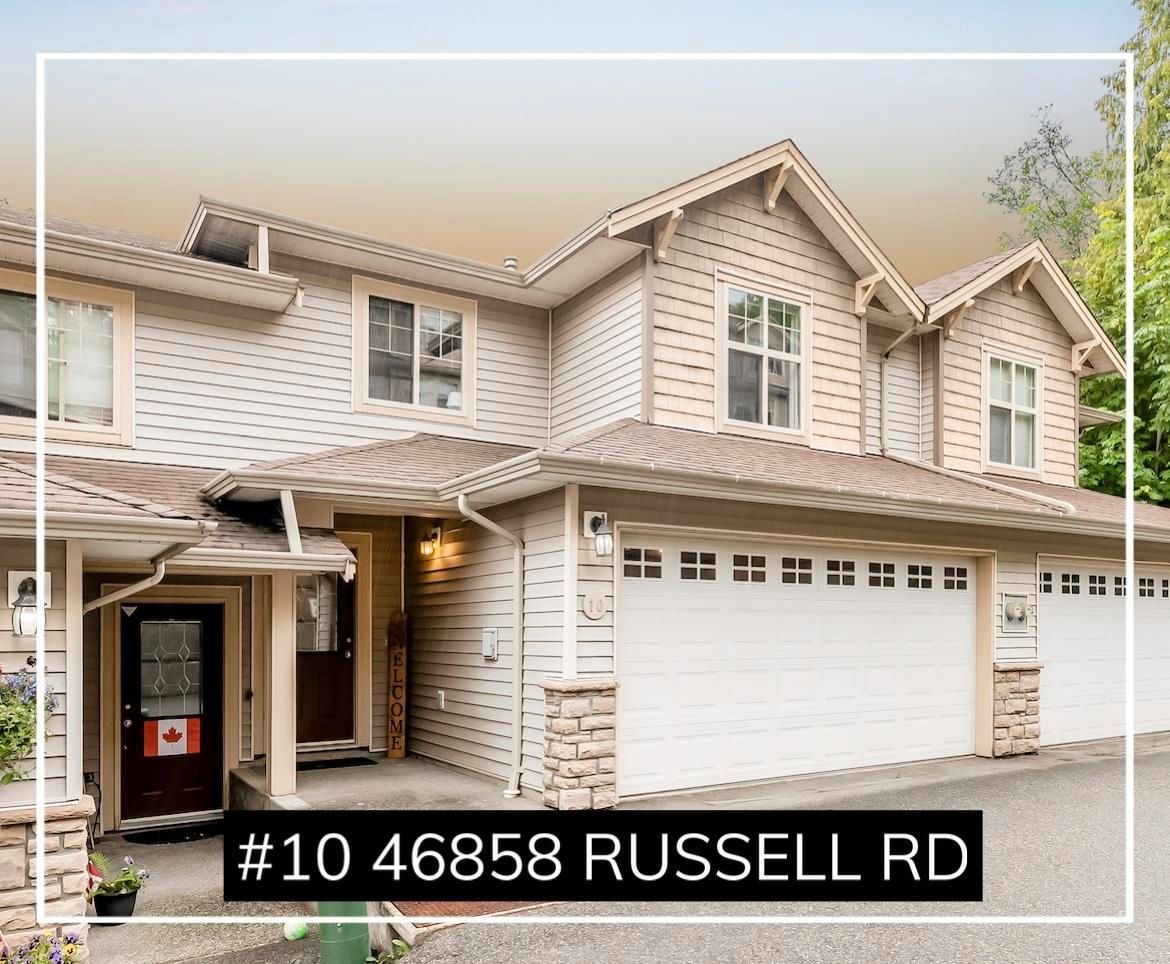 Main Photo: 10 46858 RUSSELL Road in Sardis: Promontory Townhouse for sale in "PANORAMA SPRINGS" : MLS®# R2708650