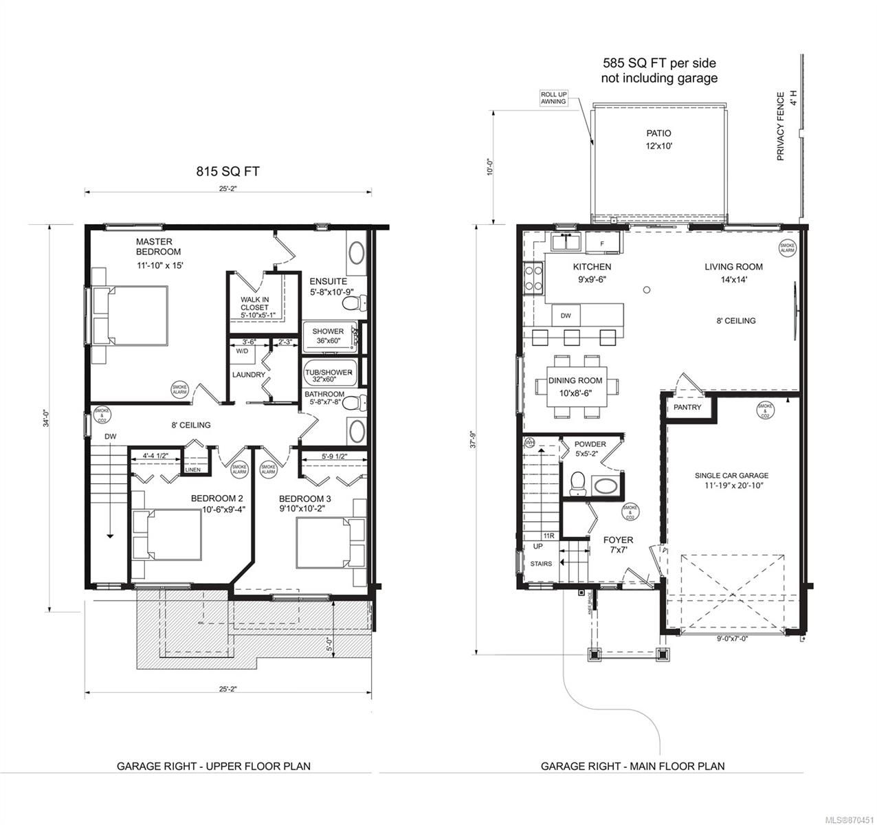 Photo 8: Photos: 101 2096 Kennedy St in Sooke: Sk Sooke Vill Core Half Duplex for sale : MLS®# 870451