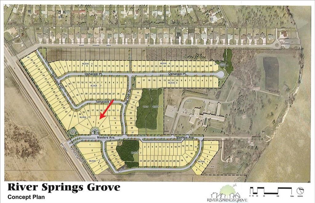 Lot location in River Springs Grove