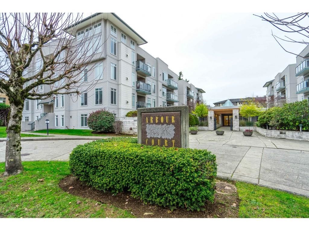 Main Photo: 101 32075 GEORGE FERGUSON Way in Abbotsford: Abbotsford West Condo for sale in "ARBOR COURT" : MLS®# R2635603