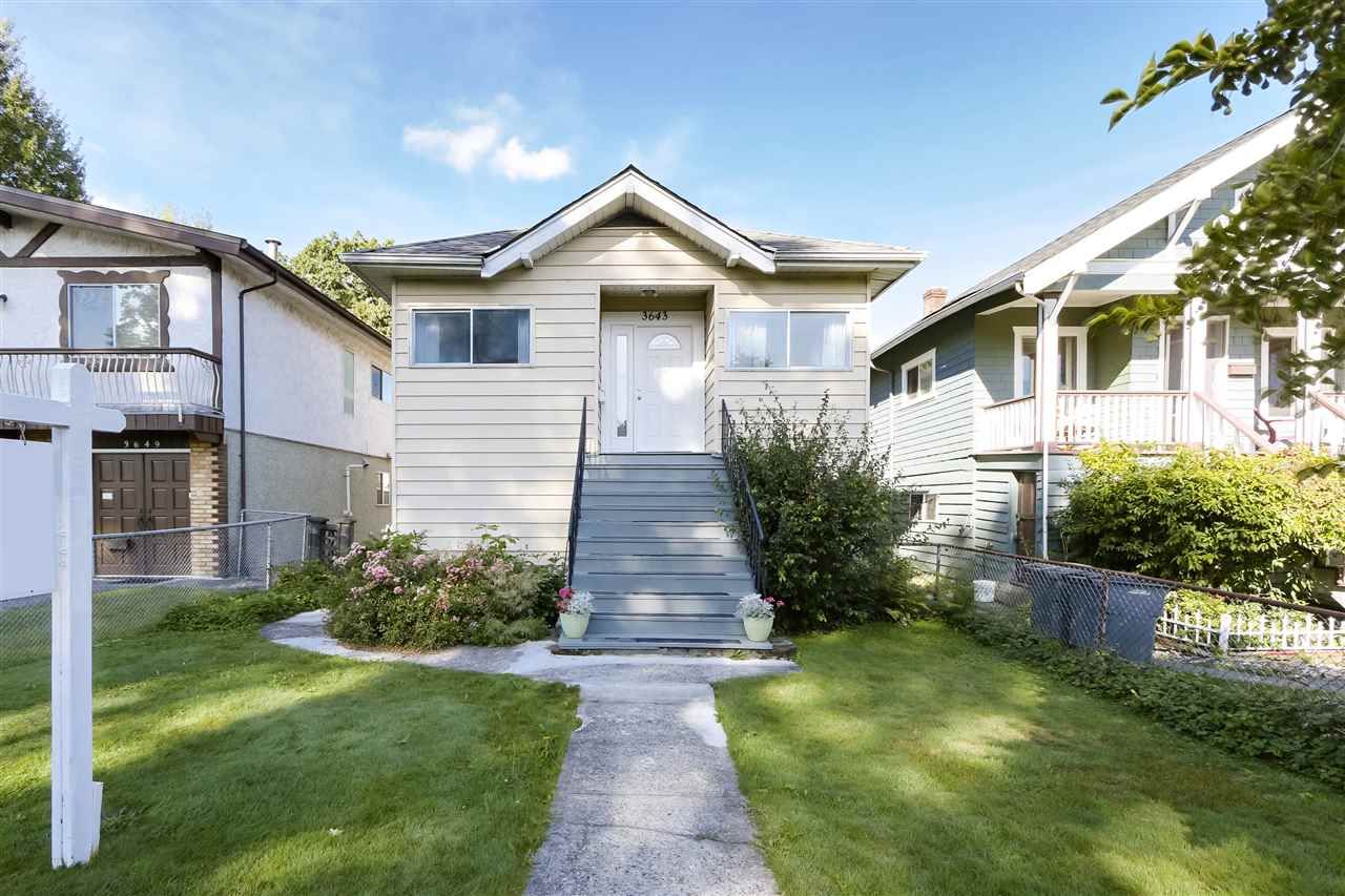 Main Photo: 3643 PRINCE ALBERT Street in Vancouver: Fraser VE House for sale in "Fraserhood" (Vancouver East)  : MLS®# R2509230