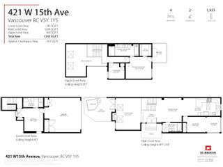 Photo 2: 421 W 15TH Avenue in Vancouver: Mount Pleasant VW 1/2 Duplex for sale (Vancouver West)  : MLS®# R2896429