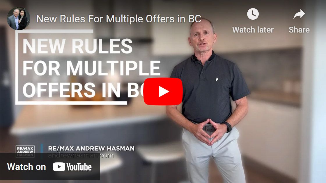 New Rules For Multiple Offers in BC