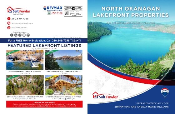  Just Released!! Our North Okanagan Lakefront Properties!