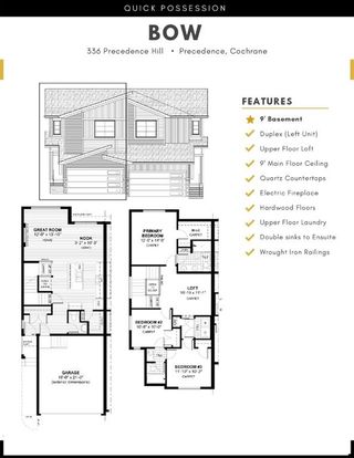 Photo 1: 336 Precedence Hill: Cochrane Semi Detached (Half Duplex) for sale : MLS®# A1241491