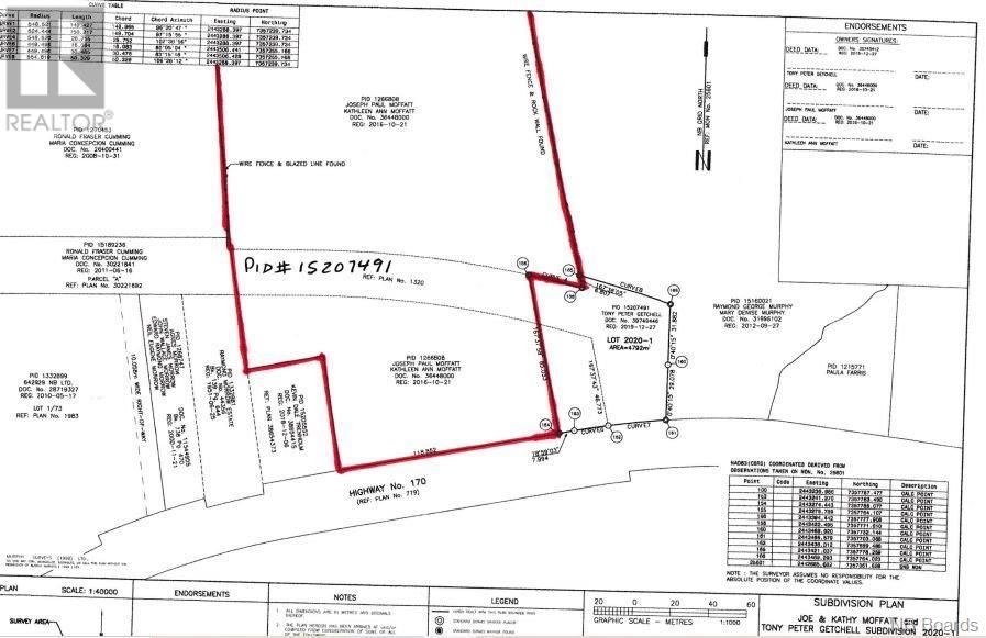 Main Photo: - Route 170 in Oak Bay: Vacant Land for sale : MLS®# NB066322