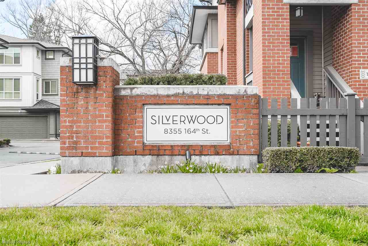 Main Photo: 34 8355 164 Street in Surrey: Fleetwood Tynehead Townhouse for sale in "Silverwood" : MLS®# R2268506