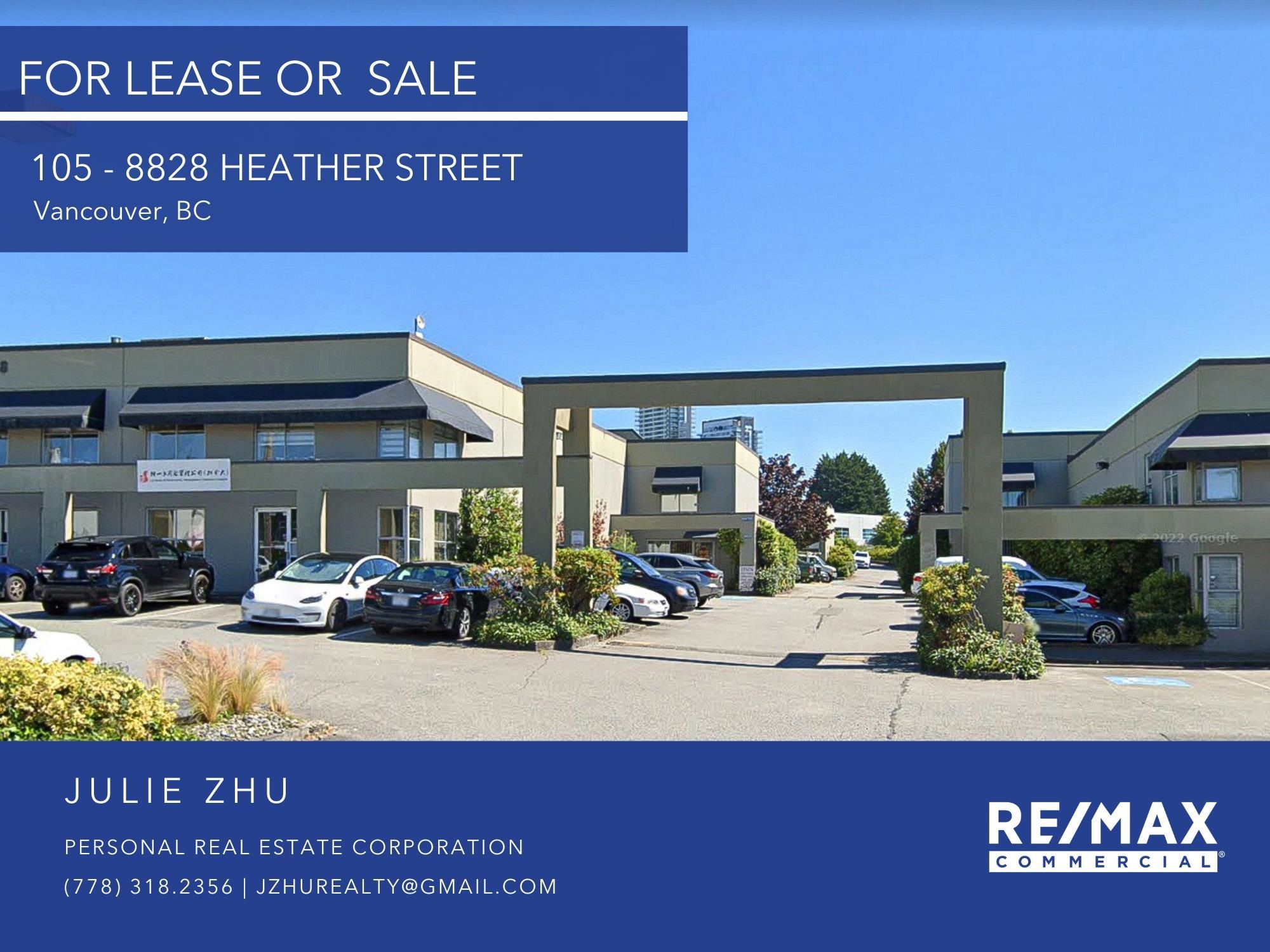 Main Photo: 105 8828 HEATHER Street in Vancouver: Marpole Industrial for lease (Vancouver West)  : MLS®# C8050174