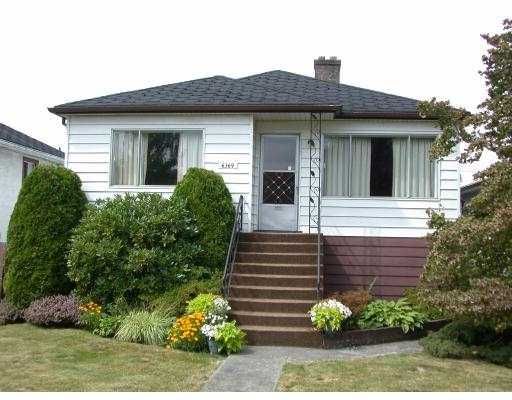 Main Photo: 6369 COMMERCIAL ST in Vancouver: Victoria VE House for sale (Vancouver East)  : MLS®# V551579
