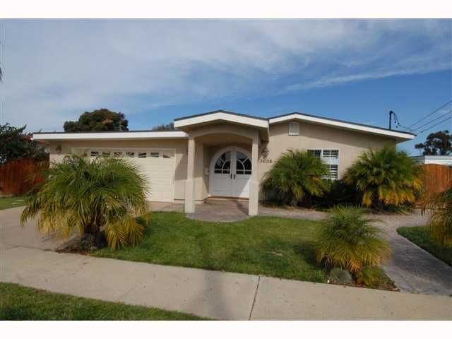 Main Photo: CLAIREMONT House for sale : 3 bedrooms : 3636 Arlington in San Diego