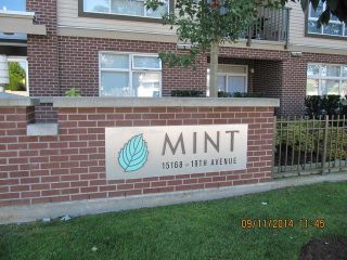 Photo 1: 104 15168 19 Avenue in Surrey: Sunnyside Park Surrey Condo for sale in "THE MINT" (South Surrey White Rock)  : MLS®# R2160527
