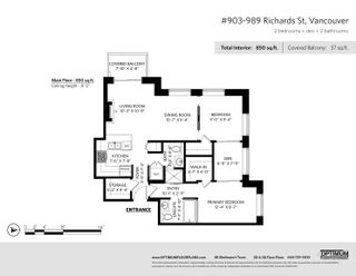 Photo 40: 903 989 RICHARDS Street in Vancouver: Downtown VW Condo for sale in "MONDRIAN ONE" (Vancouver West)  : MLS®# R2703458
