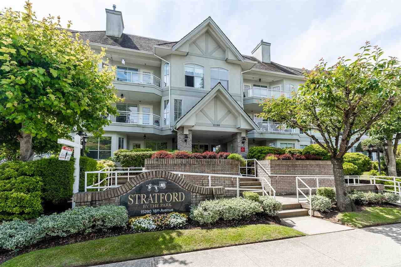 Main Photo: 101 15290 18 Avenue in Surrey: King George Corridor Condo for sale in "Stratford By The Park" (South Surrey White Rock)  : MLS®# R2462132