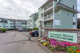 Photo 1: 104 31850 UNION Avenue in Abbotsford: Abbotsford West Condo for sale in "Fernwood Manor" : MLS®# R2389040