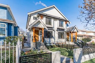 Photo 1: 5527 EARLES Street in Vancouver: Collingwood VE 1/2 Duplex for sale (Vancouver East)  : MLS®# R2756287