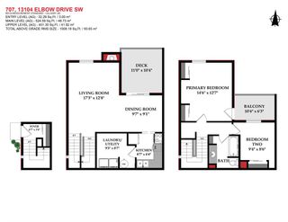 Photo 5: 707 13104 Elbow Drive SW in Calgary: Canyon Meadows Row/Townhouse for sale : MLS®# A2054532