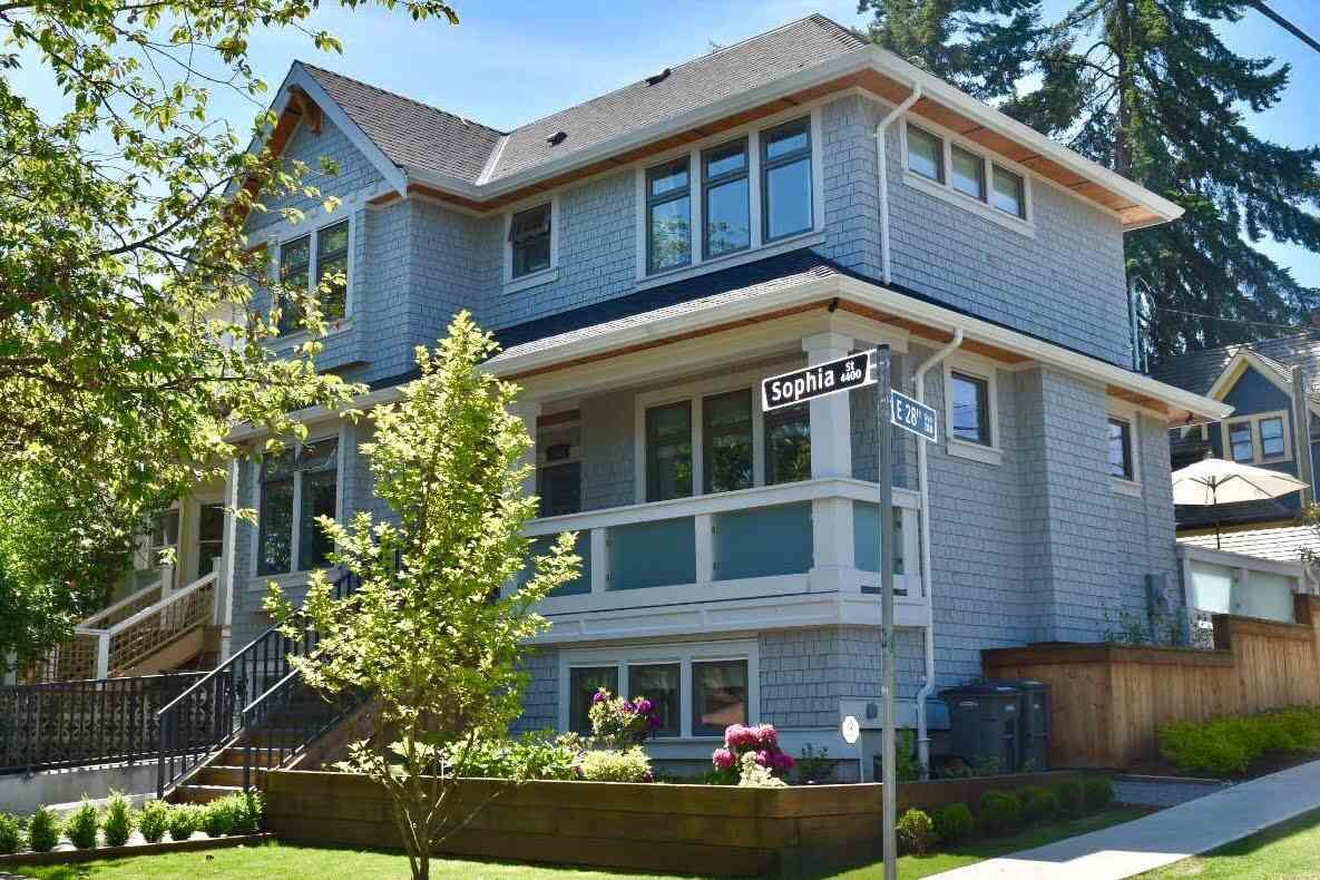 Main Photo: 4405 SOPHIA Street in Vancouver: Main House for sale in "Main Street" (Vancouver East)  : MLS®# R2173813