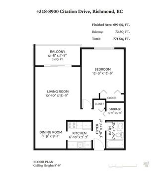 Photo 16: 318 8900 CITATION Drive in Richmond: Brighouse Condo for sale in "CHANCELLOR GATE" : MLS®# R2406818