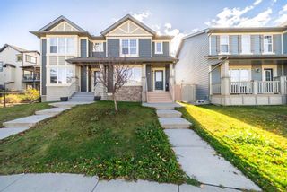 Photo 1: 57 Panamount Avenue NW in Calgary: Panorama Hills Semi Detached (Half Duplex) for sale : MLS®# A2092735