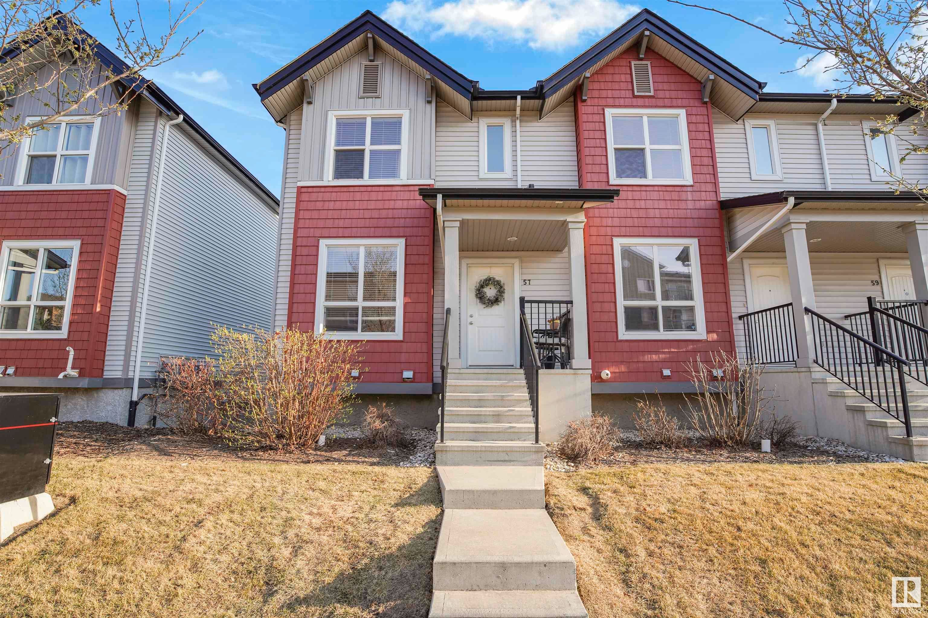 Main Photo: 57 6075 SCHONSEE Way in Edmonton: Zone 28 Townhouse for sale : MLS®# E4338994