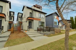 Photo 1: 10754 72 Avenue in Edmonton: Zone 15 House Half Duplex for sale : MLS®# E4384112