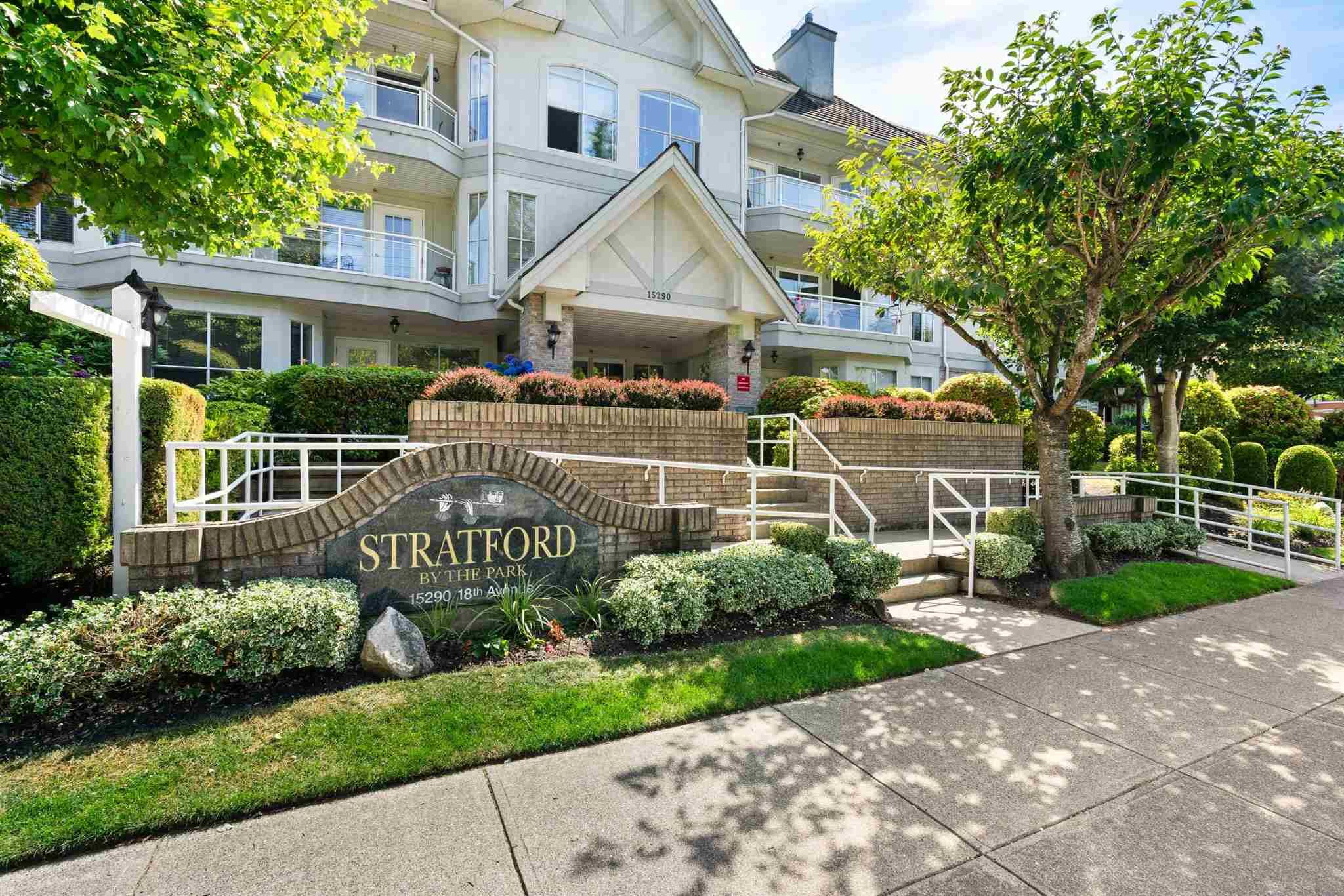Main Photo: 101 15290 18 Avenue in Surrey: King George Corridor Condo for sale in "STRATFORD BY THE PARK" (South Surrey White Rock)  : MLS®# R2604945