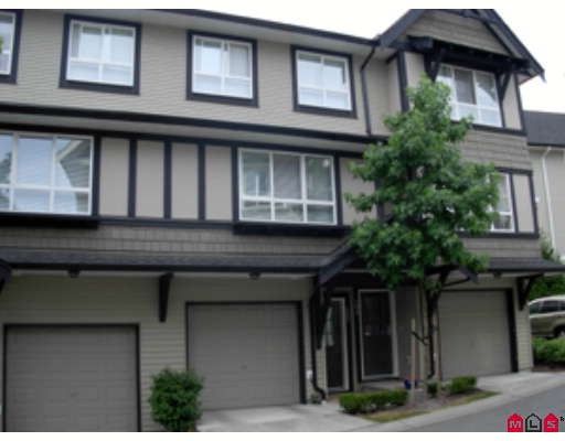 Main Photo: 107 6747 203RD Street in Langley: Willoughby Heights Townhouse for sale in "Sagebrook" : MLS®# F2822949
