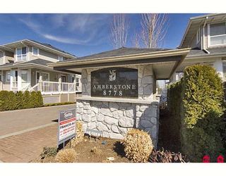 Photo 7: 32 8778 159TH Street in Surrey: Fleetwood Tynehead Townhouse for sale in "AMBERSTONE" : MLS®# F2907244