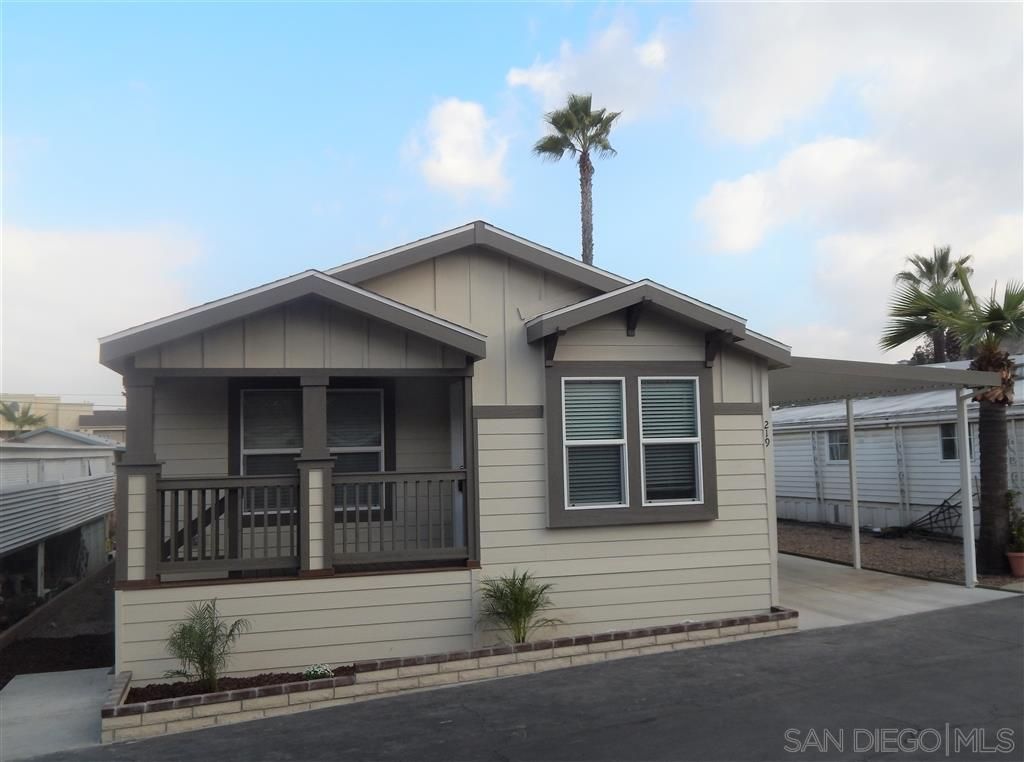 Main Photo: SANTEE Manufactured Home for sale : 2 bedrooms : 8545 Mission Gorge Rd #219