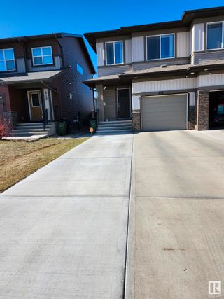 Photo 2: 410 Crystallina Nera Drive in Edmonton: Zone 28 House Half Duplex for sale : MLS®# E4383583