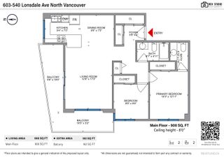 Photo 23: 603 540 LONSDALE Avenue in North Vancouver: Lower Lonsdale Condo for sale : MLS®# R2781106