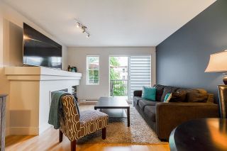 Photo 1: 74 1561 BOOTH Avenue in Coquitlam: Maillardville Townhouse for sale in "The Courcelles" : MLS®# R2619112