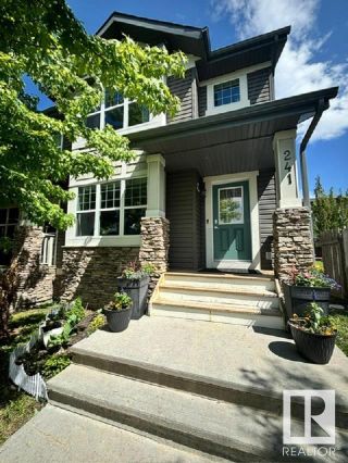 Photo 1: 241 51A Street in Edmonton: Zone 53 House Half Duplex for sale : MLS®# E4390994
