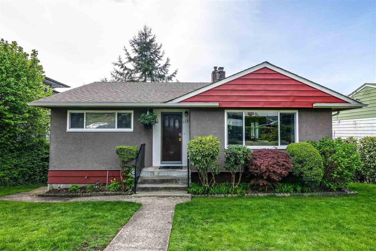 Main Photo: 116 GLOVER AVENUE in New Westminster: GlenBrooke North House for sale : MLS®# R2394361