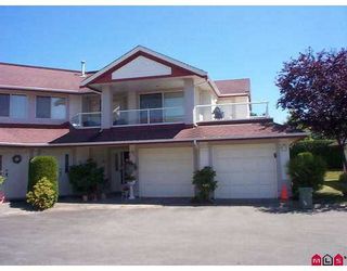 Photo 1: 8 31406 UPPER MACLURE RD in Abbotsford: Abbotsford West Townhouse for sale in "Ellwood Estates" : MLS®# F2616855
