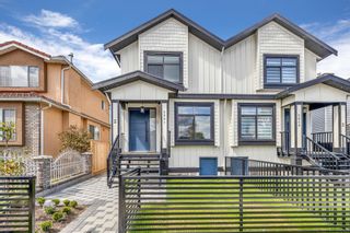 Photo 1: 5061 CLARENDON Street in Vancouver: Collingwood VE 1/2 Duplex for sale (Vancouver East)  : MLS®# R2857091