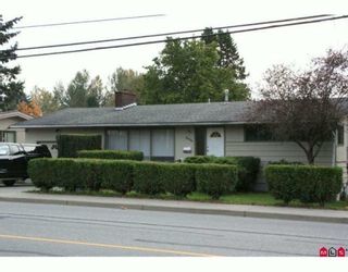 Photo 1: 33926 MARSHALL Road in Abbotsford: Central Abbotsford House for sale : MLS®# F1004208