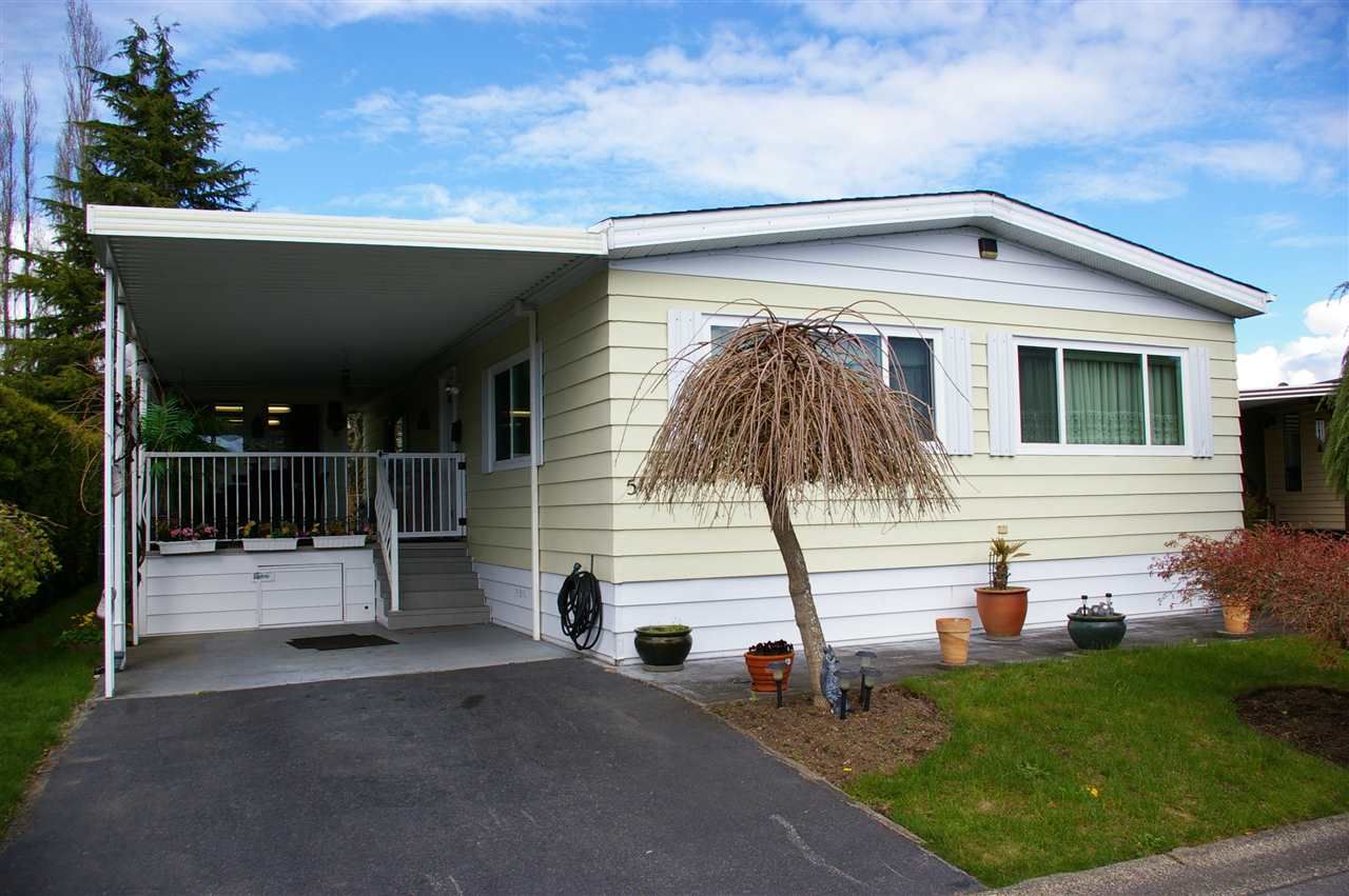 Main Photo: 51 2303 CRANLEY Drive in Surrey: King George Corridor Manufactured Home for sale in "Sunnyside Estates" (South Surrey White Rock)  : MLS®# R2157910