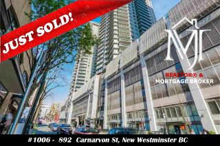 Photo 1: 1006 892 CARNARVON Street in New Westminster: Downtown NW Condo for sale in "AZURE 2 - PLAZA 88" : MLS®# R2515738