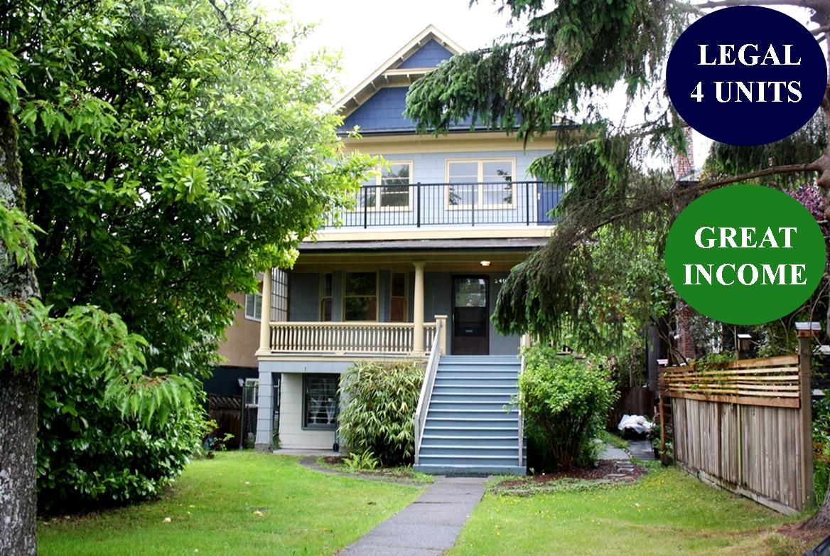 Main Photo: 2403 CAMBRIDGE Street in Vancouver: Hastings Sunrise House for sale (Vancouver East)  : MLS®# R2464298
